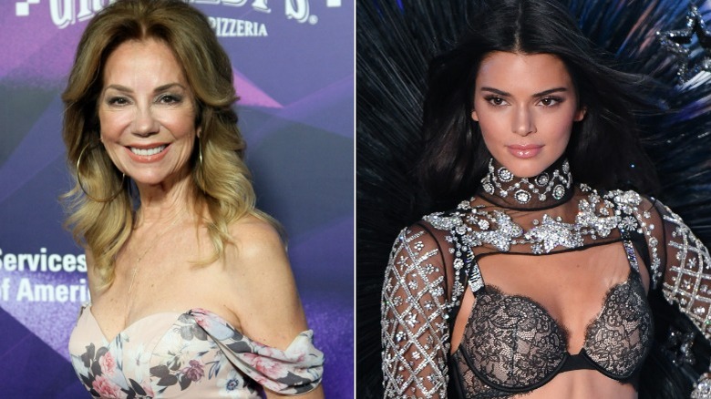 Kathie Lee Gifford smiling, Kendall Jenner posing