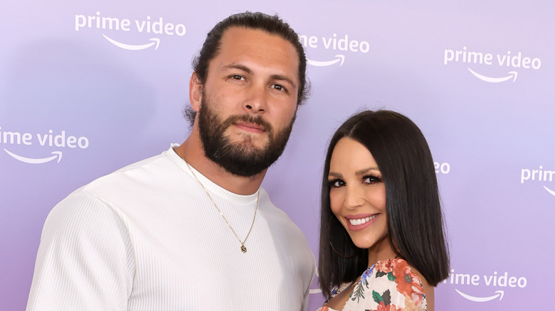 Scheana Shay and Brock Davies smiling