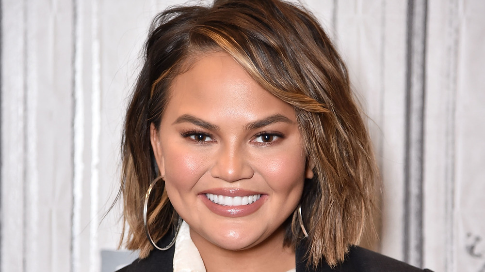 Chrissy Teigen smiling