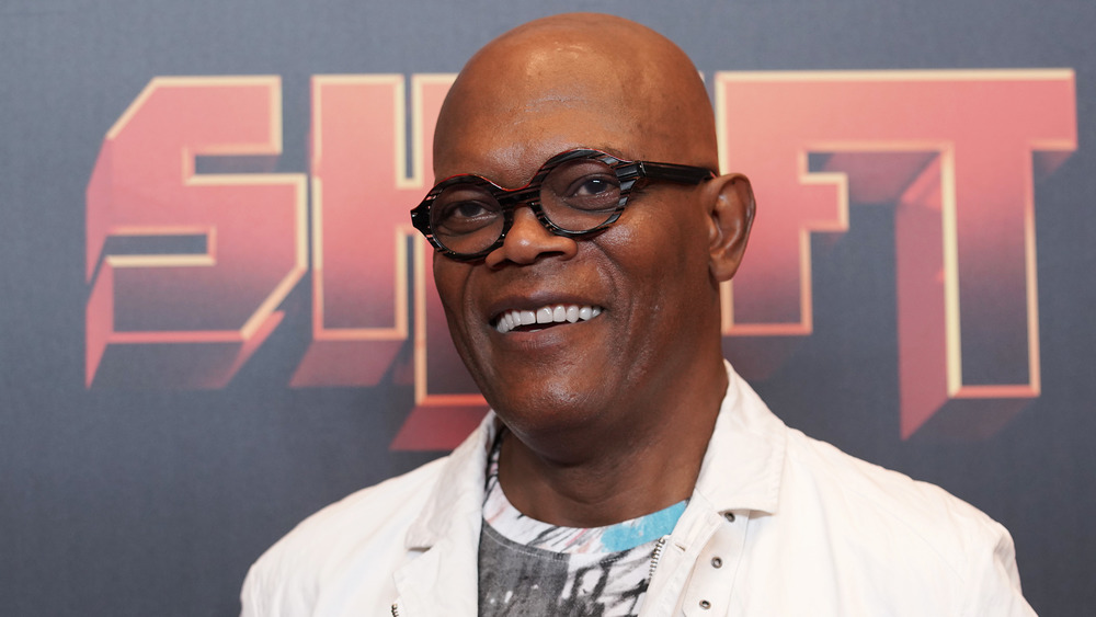 Samuel L. Jackson smiling