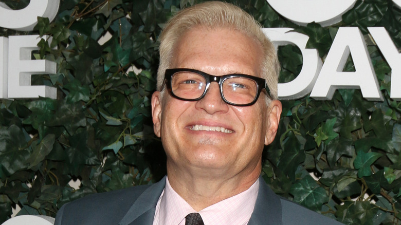 Drew Carey smiling blond hair