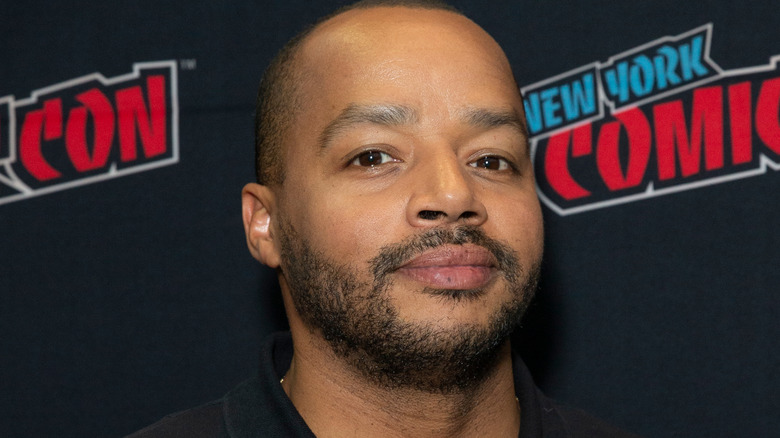 Donald Faison staring