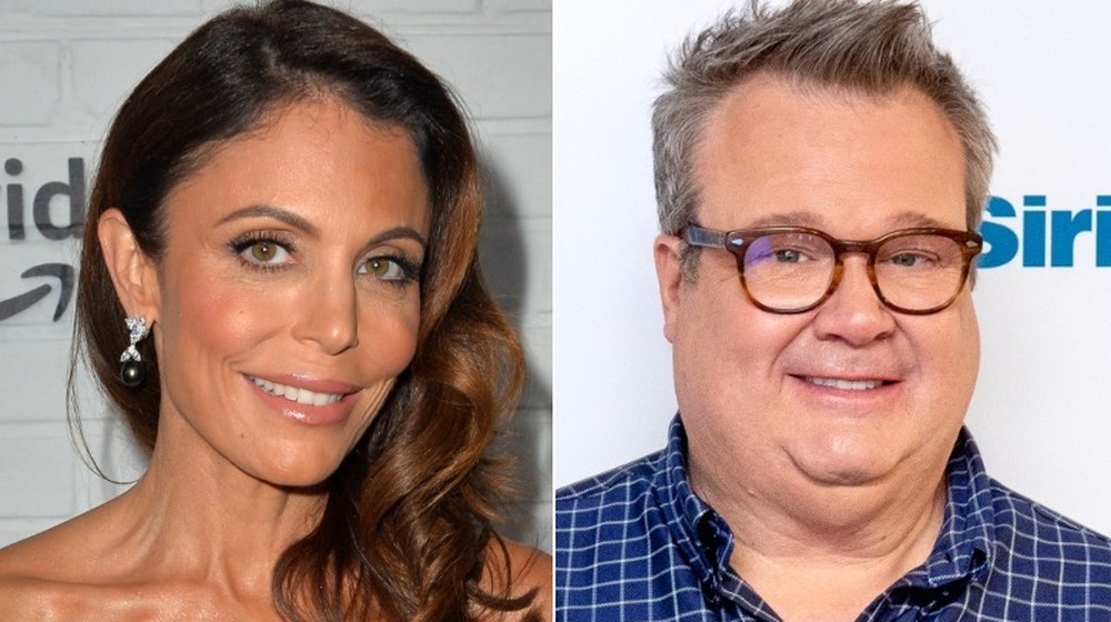 Bethenny Frankel and Eric Stonestreet; split; both smiling