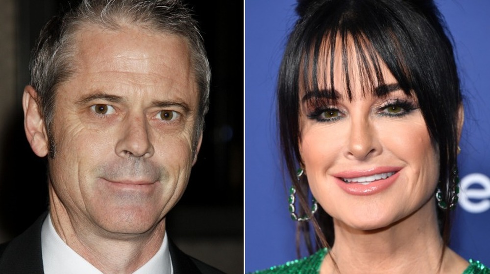 C. Thomas Howell smiling; Kyle Richards smiling