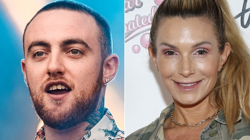 Mac Miller, mouth open; Eden Sassoon smiling