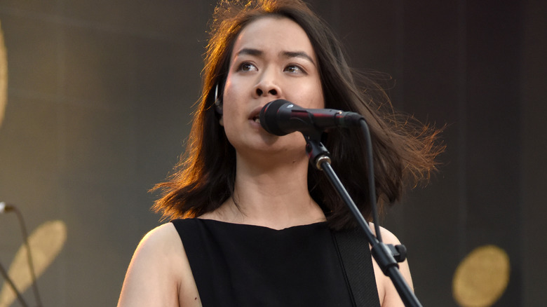 Mitski performing live