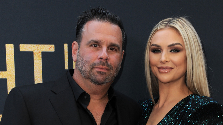 Randall Emmett and Lala Kent, posing