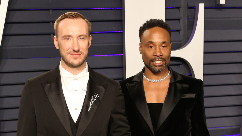 Billy Porter and Adam Smith pose together