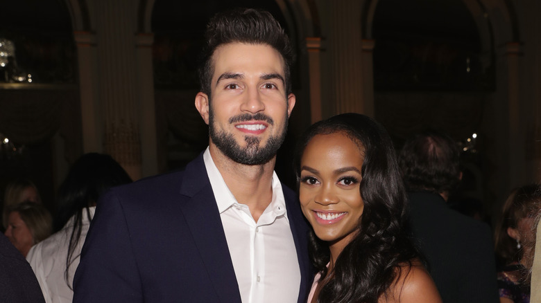 Bryan Abasolo and Rachel Lindsay smiling