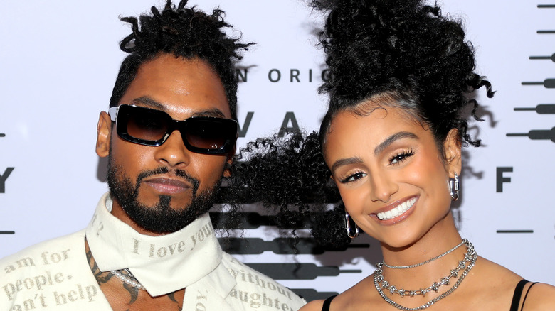 Miguel and Nazanin Mandi smiling