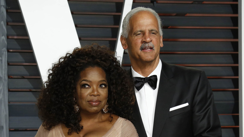 Oprah Winfrey and Stedman Graham