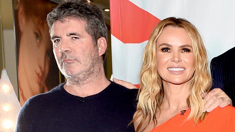 Simon Cowell and Amanda Holden