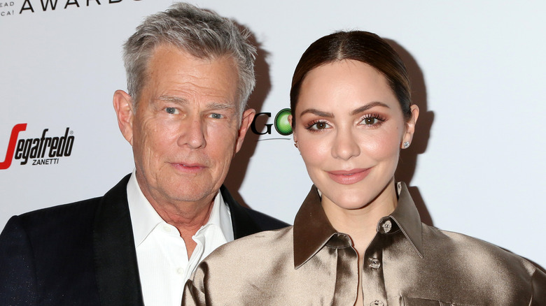 David Foster and Katharine McPhee Foster at an event