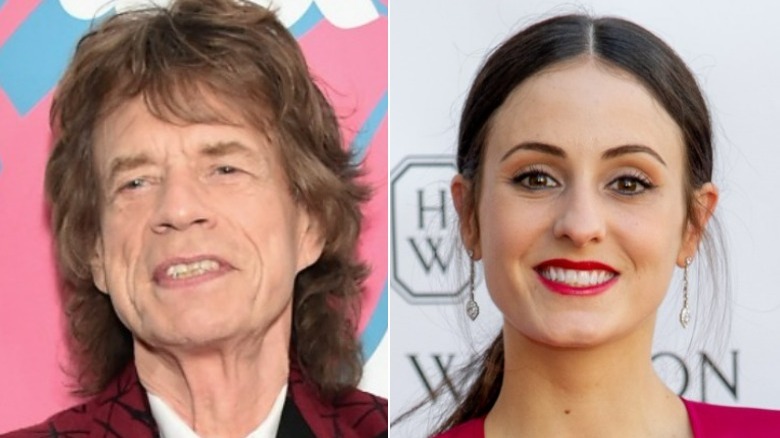 Mick Jagger and Melanie Hamrick split image