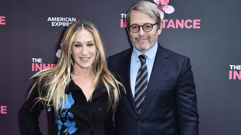 Sarah Jessica Parker and Matthew Broderick smiling