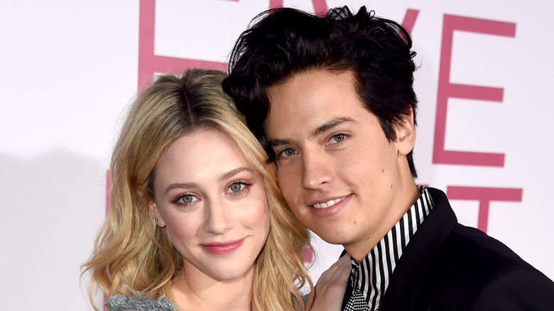 Cole Sprouse and Lili Reinhart smiling