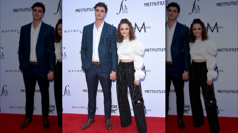 Jacob Elordi and Joey King smiling