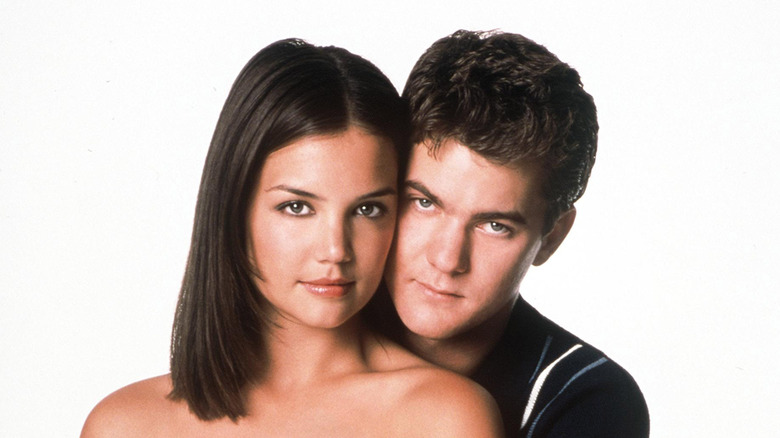 Katie Holmes and Joshua Jackson posing for a photo