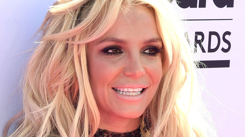 Britney Spears smiling