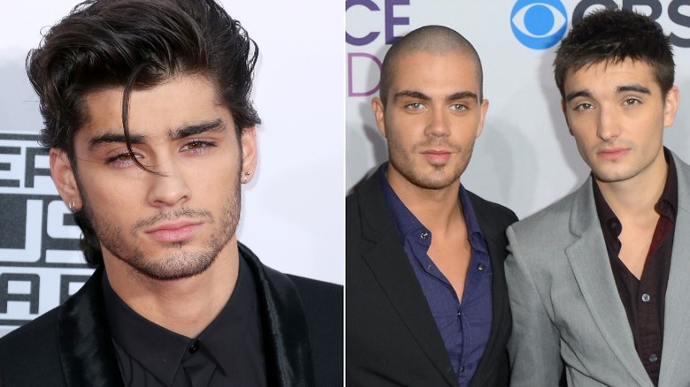 A composite image of Zayn Malik and Max George/Tom Parker