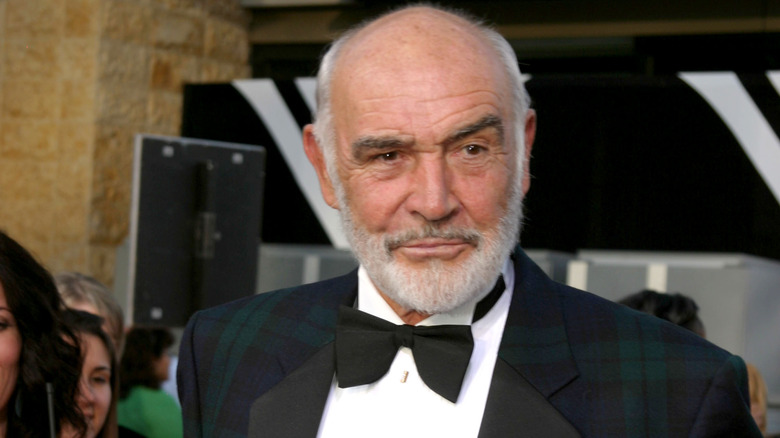 Actor Sean Connery in a tux