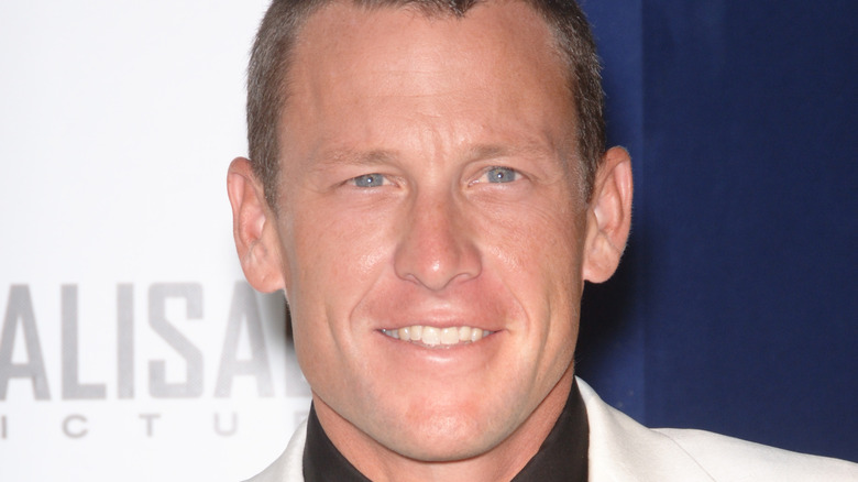 Lance Armstrong smiling 