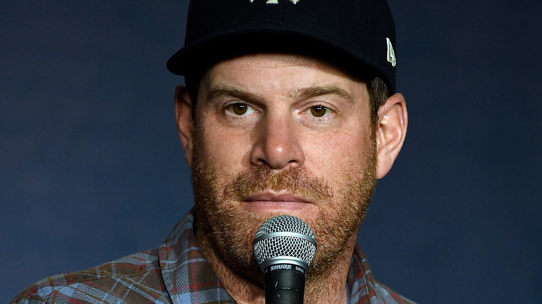 Steve Rannazzisi performing stand-up