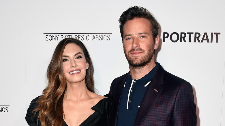 Elizabeth Chambers and Armie Hammer