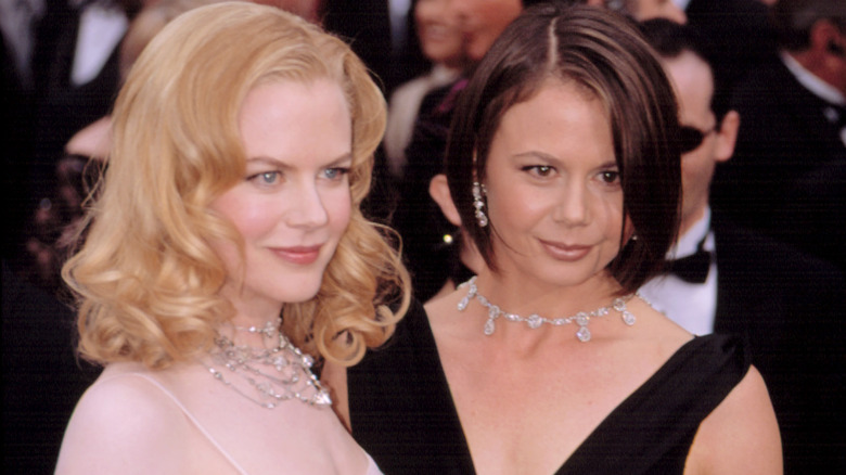 Nicole and Antonia Kidman smiling 