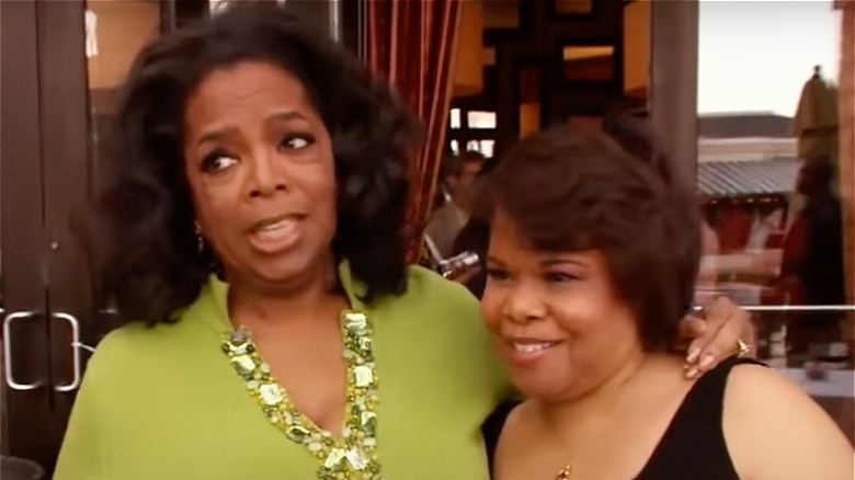 Oprah with her sister Patricia