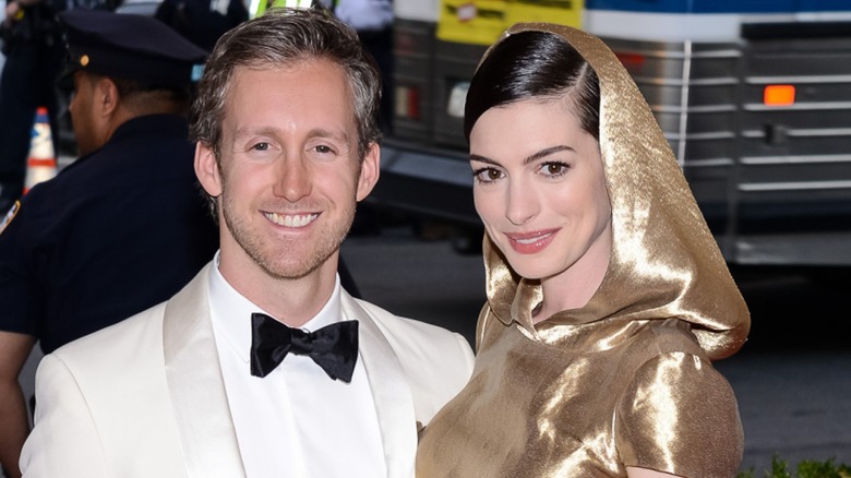 Adam Shulman, Anne Hathaway smiling