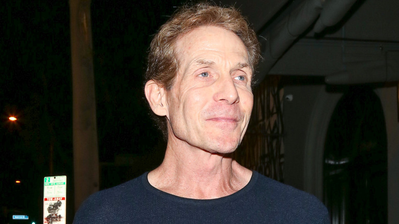 Skip Bayless posing