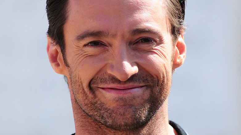 Hugh Jackman smiling