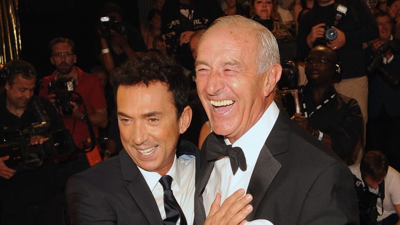 Bruno Tonioli and Len Goodman laughing