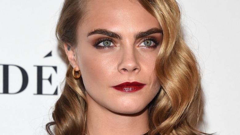 Cara Delevingne on a red carpet