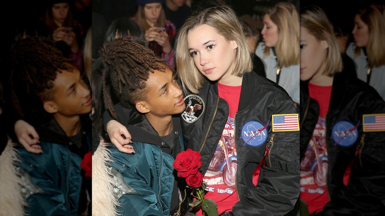 Jaden Smith gazing at Sarah Snyder