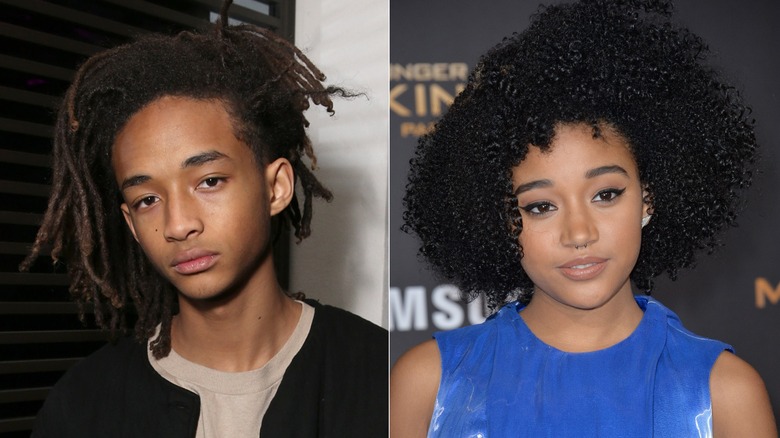 Jadem Smith and Amandla Stenberg posing