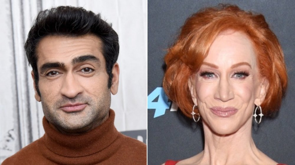 Kumail Nanjiani and Kathy Griffin