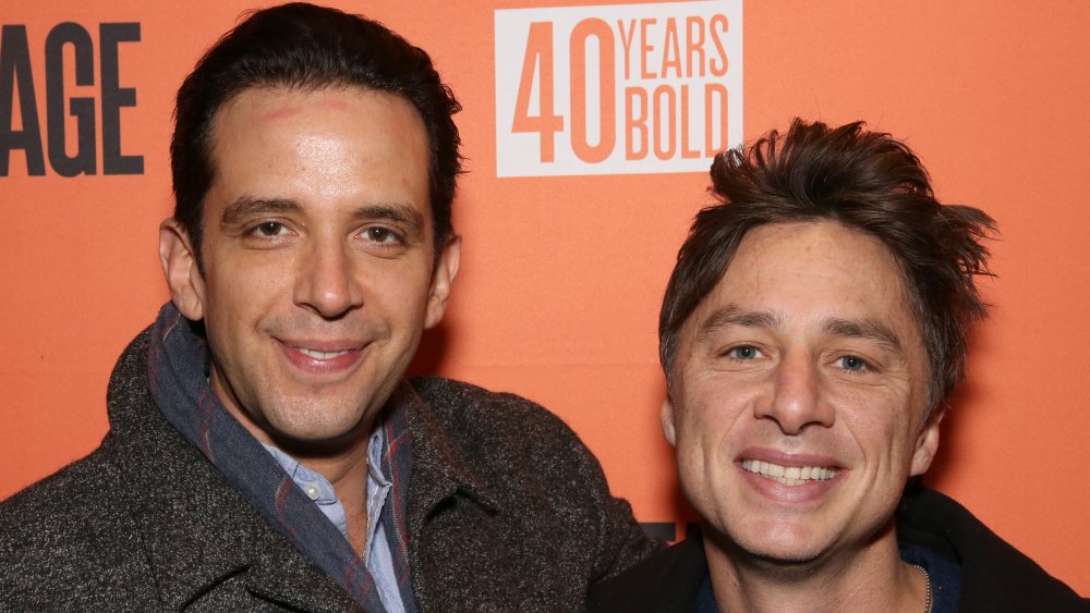 Nick Cordero and Zach Braff