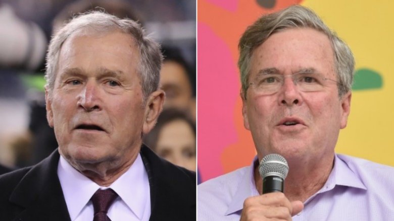 George W. Bush and Jeb Bush