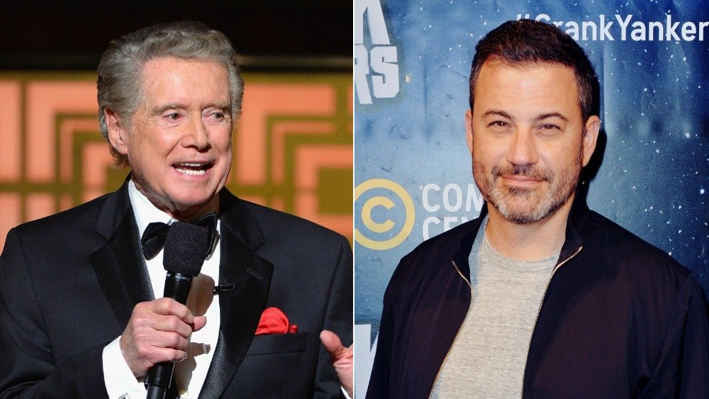 Regis Philbin and Jimmy Kimmel