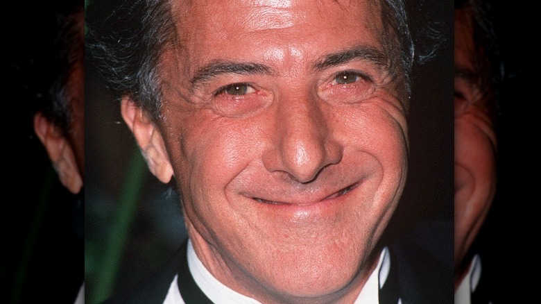 Dustin Hoffman grinning