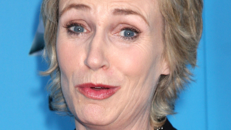 Jane Lynch pulling a face