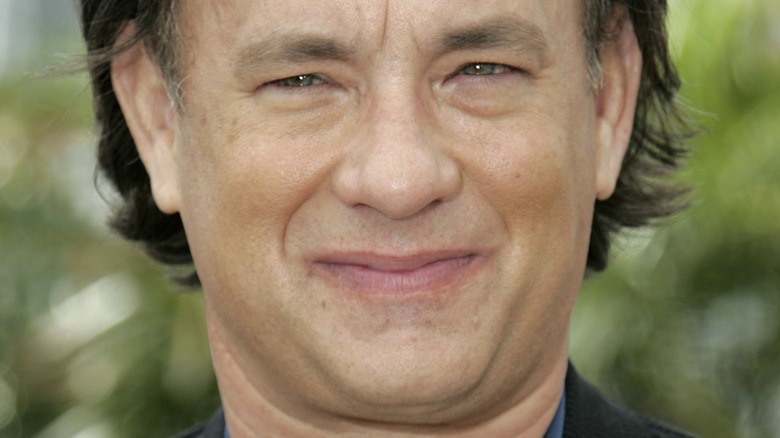 Tom Hanks with Da Vinci Code hair