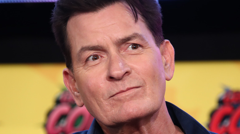 charlie sheen at event