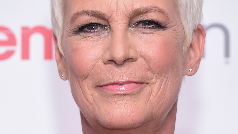 Jamie Lee Curtis smiles