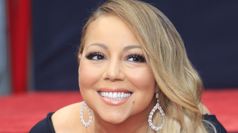 Mariah Carey smiling