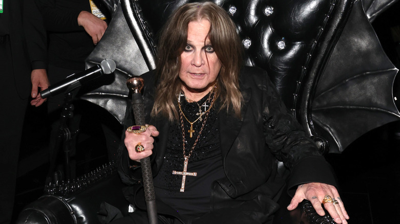 Ozzy Osbourne at the 2024 Rock and Roll Hall of Fame