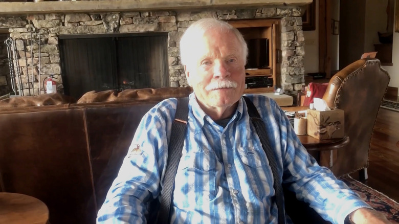 Ted Turner in his home in 2020