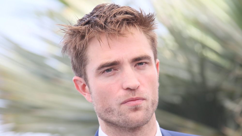 Robert Pattinson frowning